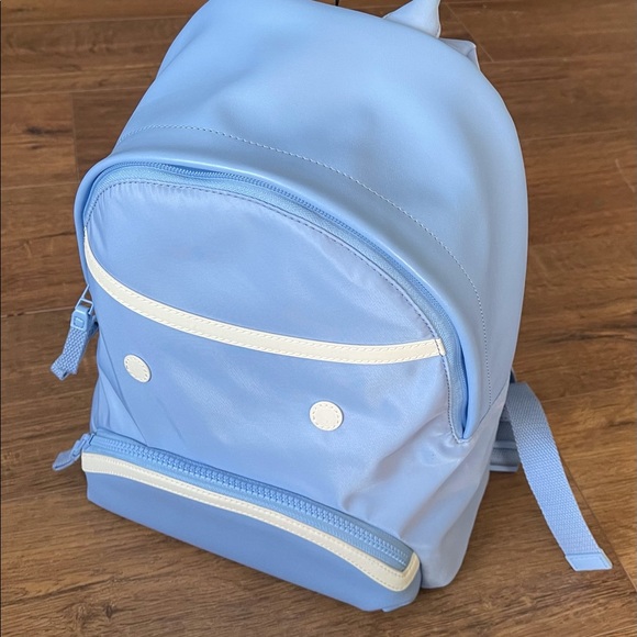 TORI BURCH-NWT Blue Nylon Medium Backpack